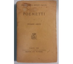 Poemetti - Cesare Arici - Tipografia e Libreria Salesiana - 1882 - G