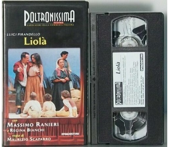 Poltronissima Liolà-Luigi Pirandello-Vhs-1999-De agostini-F