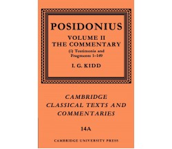 Posidonius vol.II - I. G. Kidd, Posidonius, Kidd I. G. - Cambridge, 2022