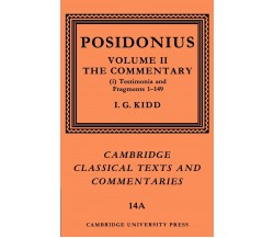 Posidonius vol.II - I. G. Kidd, Posidonius, Kidd I. G. - Cambridge, 2022