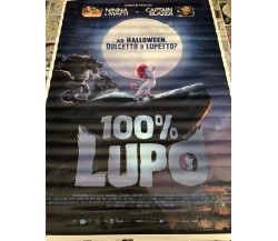 Poster locandina 100% lupo 100x70 cm ORIGINALE da cinema 2020 di Alexs Staderman