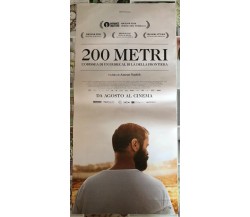 Poster locandina 200 metri 33x70 cm ORIGINALE da cinema 2020 di Ameen Nayfeh