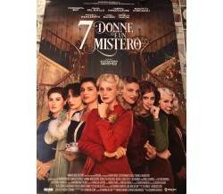 Poster locandina 7 donne e un mistero 100x70 cm ORIGINALE da cinema 2021 di Ales