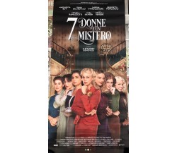 Poster locandina 7 donne e un mistero 33x70 cm ORIGINALE da cinema 2021 di Aless