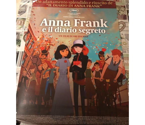 Poster locandina Anna Frank e il diario segreto 100x70 cm ORIGINALE da cinema 20
