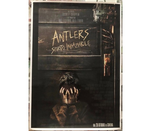 Poster locandina Antlers 45x32 cm ORIGINALE da cinema 2021 di Scott Cooper, Walt