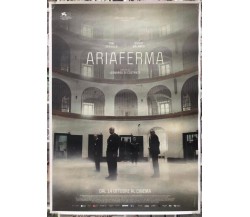 Poster locandina Ariaferma 45x32 cm ORIGINALE da cinema 2021 di Leonardo Di Cost