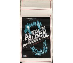 Poster locandina Attack the Block - Invasione aliena 33x70 cm ORIGINALE da cinem