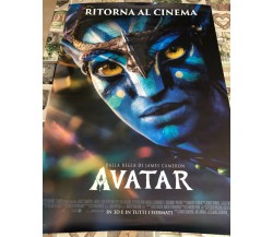 Poster locandina Avatar 100x70 cm ORIGINALE da cinema 2022 di James Cameron
