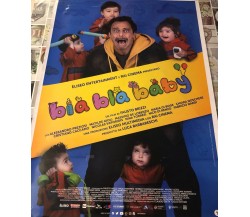 Poster locandina Bla bla baby 100x70 cm ORIGINALE da cinema 2022 di Fausto Brizz