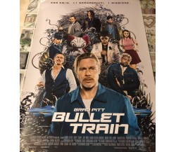 Poster locandina Bullet train 100x70 cm ORIGINALE da cinema 2022 di David Leitc