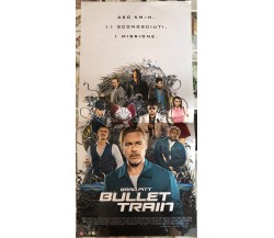 Poster locandina Bullet train 33x70 cm ORIGINALE da cinema 2022 di David Leitch