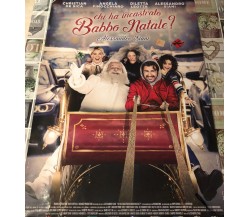  Poster locandina Chi ha incastrato Babbo Natale? 100x70 cm ORIGINALE da cinema 