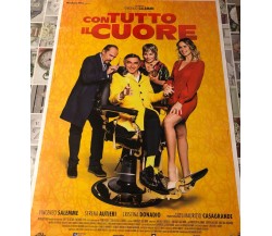 Poster locandina Con tutto il cuore 100x70 cm ORIGINALE da cinema 2021 di Vince