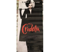 Poster locandina Crudelia 33x70 cm ORIGINALE da cinema 2021 di Craig Gillespie