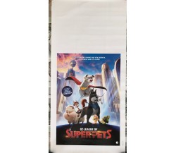 Poster locandina DC League of Superpets 33x70 cm ORIGINALE da cinema 2022