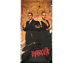 Poster locandina Diabolik 33x70 cm ORIGINALE da cinema 2021 di Manetti Bros