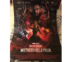 Poster locandina Doctor Strange 2 100x70 cm ORIGINALE da cinema 2022 di Sam Rai