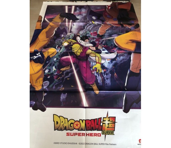 Poster locandina Dragon Ball Super Hero 100x140 cm ORIGINALE da cinema 2022 di T
