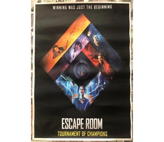 Poster locandina Escape room 2 45x32 cm ORIGINALE da cinema 2021 di Adam Robitel