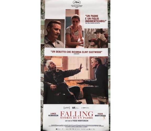 Poster locandina Falling Storia di un padre 33x70 cm ORIGINALE da cinema 2021 di