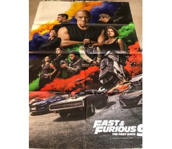 Poster locandina Fast & Furious 9 100x140 cm ORIGINALE da cinema 2021 di Justin