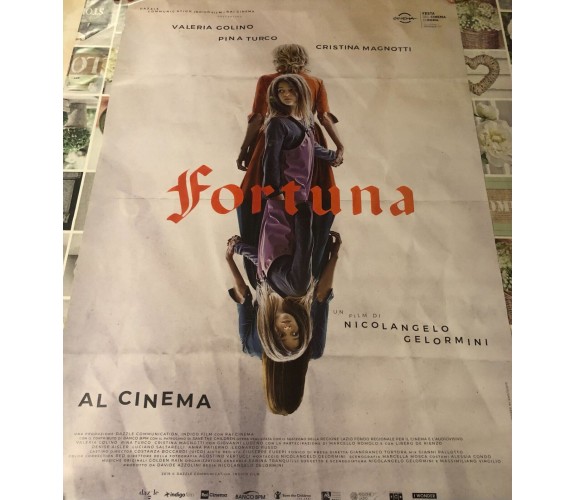 Poster locandina Fortuna 100x70 cm ORIGINALE da cinema 2020 di Nicolangelo Gel