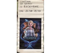 Poster locandina Frozen 2 Il segreto di Arendelle 33x70 cm ORIGINALE CON DIFETTO