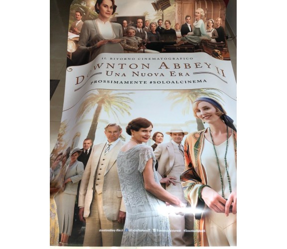 Poster locandina GIGANTE Downton Abbey 2 244x153 cm 2022 ORIGINALE da cinema di