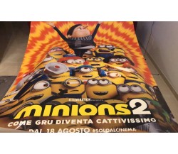 Poster locandina GIGANTE Minions 2 244x153 cm 2022 ORIGINALE da cinema