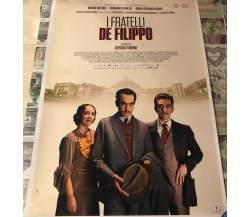 Poster locandina I fratelli De Filippo 100x70 cm ORIGINALE da cinema 2021 di Ser