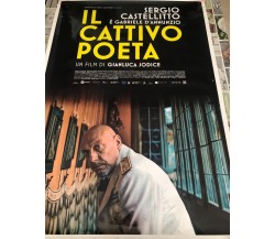 Poster locandina Il cattivo poeta 100x70 cm ORIGINALE da cinema 2020 di Gianluca
