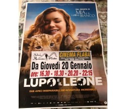 Poster locandina Il lupo e il leone 100x70 cm ORIGINALE 2021 CON DIFETTO