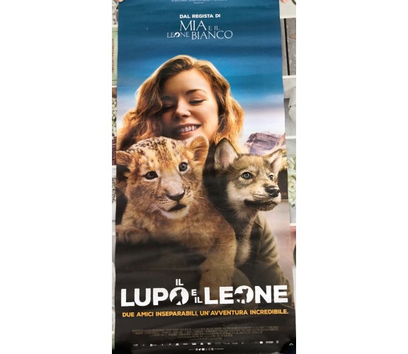 Poster locandina Il lupo e il leone 33x70 cm ORIGINALE da cinema 2021 di Gilles