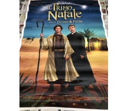 Poster locandina Il primo Natale 100x70 cm ORIGINALE da cinema 2019 di Ficarra e