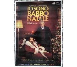 Poster locandina Io sono Babbo Natale 45x32 cm ORIGINALE da cinema 2021 di Edoar