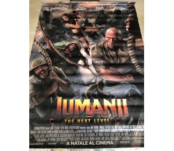 Poster locandina Jumanji 3 The next level 100x140 cm IN TELA ORIGINALE da cinema