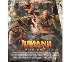 Poster locandina Jumanji 3 The next level 100x70 cm ORIGINALE da cinema 2019 di