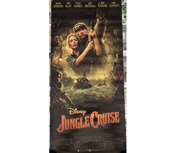 Poster locandina Jungle cruise 33x70 cm ORIGINALE da cinema 2021 di Jaume Collet