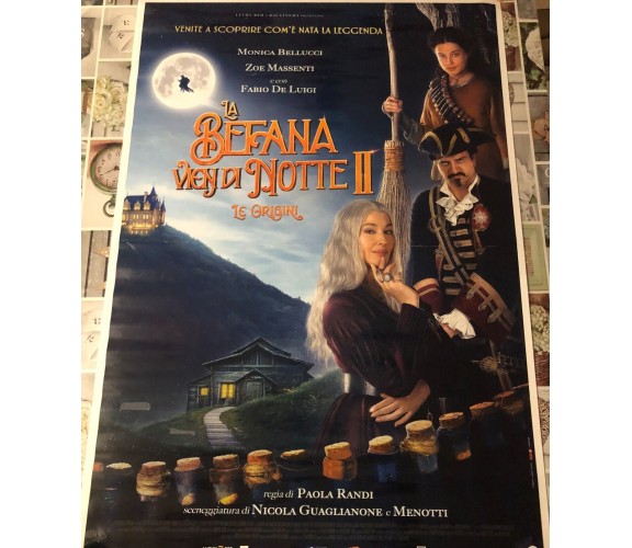 Poster locandina La befana vien di notte 2 Le origini 100x70 cm ORIGINALE da cin