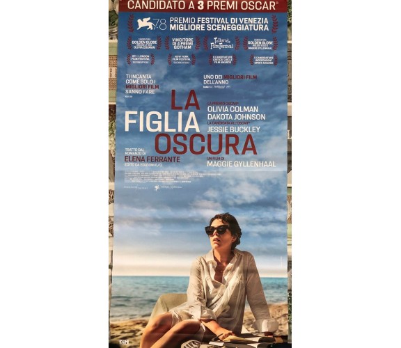 Poster locandina La figlia oscura 33x70 cm ORIGINALE da cinema 2021 di Maggie Gy