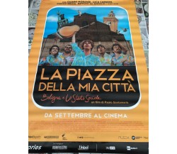 Poster locandina La piazza della mia città 100x70 cm ORIGINALE da cinema 2020
