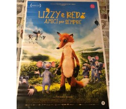 Poster locandina Lizzy e Red amici per sempre 100x70 cm ORIGINALE da cinema 2021