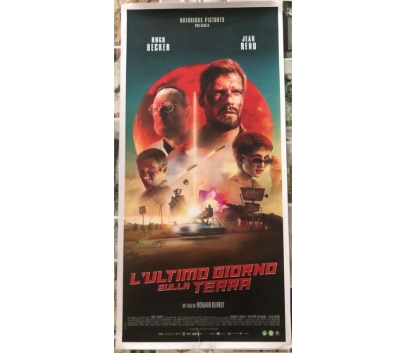 Poster locandina L'ultimo giorno sulla Terra 30x70 cm ORIGINALE da cinema 2022 d