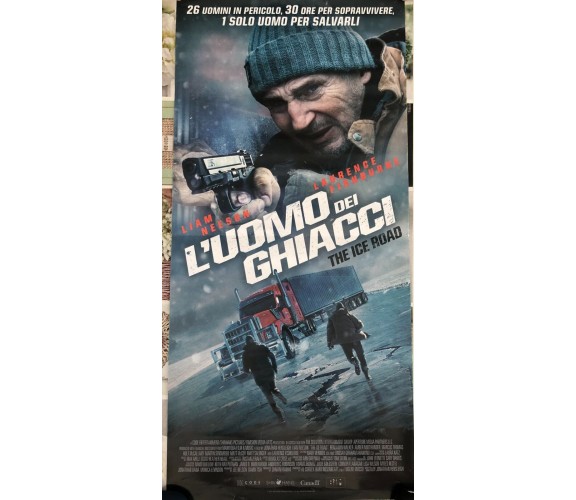 Poster locandina L'uomo dei ghiacci 33x70 cm ORIGINALE da cinema 2021 di Jonatha
