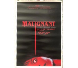 Poster locandina Malignant 45x32 cm ORIGINALE da cinema 2021 di James Wan