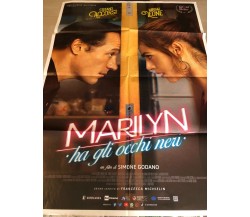 Poster locandina Marylin ha gli occhi neri 100x140 cm ORIGINALE da cinema 2021 d