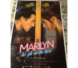 Poster locandina Marylin ha gli occhi neri 100x70 cm ORIGINALE da cinema 2021 d