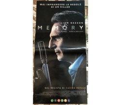 Poster locandina Memory 33x70 cm ORIGINALE da cinema 2022 di Martin Campbell