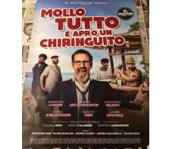 Poster locandina Mollo tutto e apro un chiringuito 100x70 cm ORIGINALE da cinema